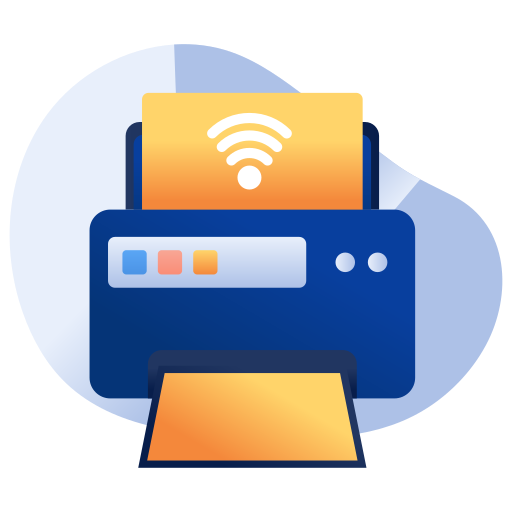 Smart printing illustration